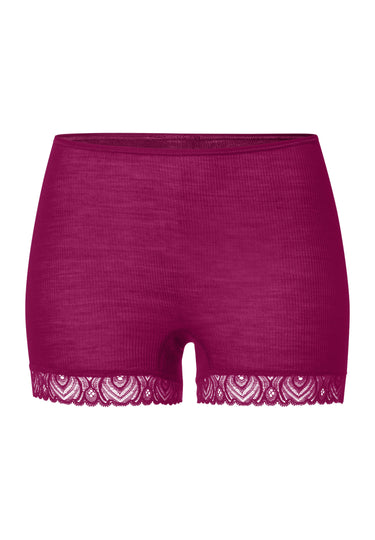 Woolen Lace Lace Trim Wool And Silk Boyleg | Pink Tourmaline 70832-2473